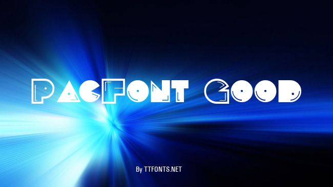 PacFont Good example