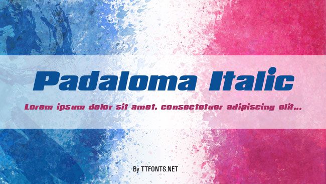 Padaloma Italic example