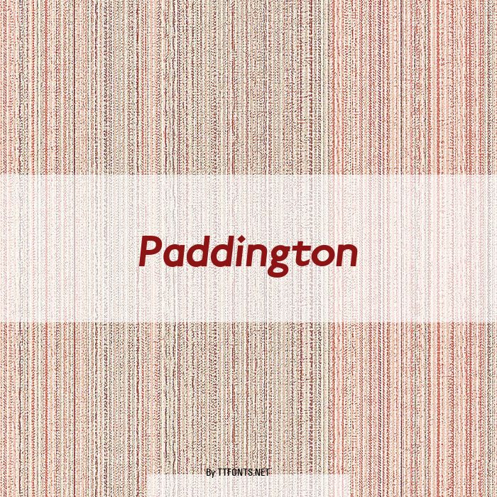 Paddington example