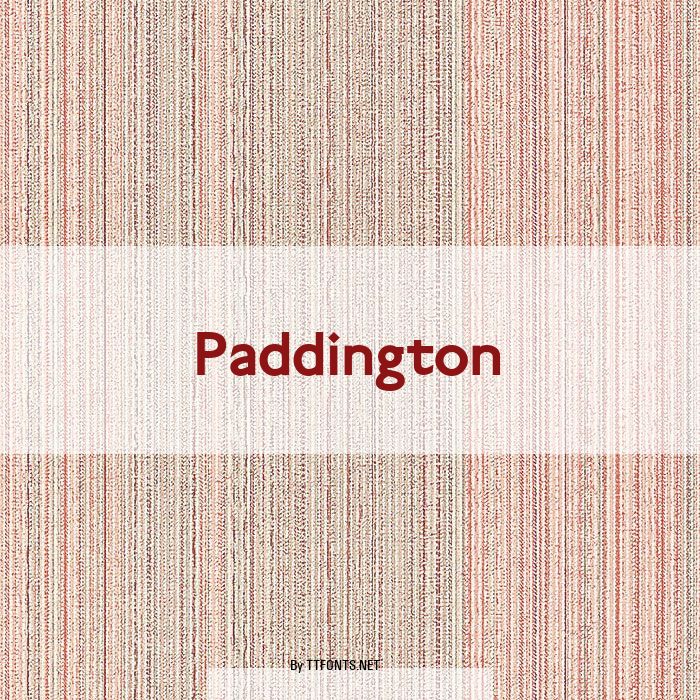 Paddington example