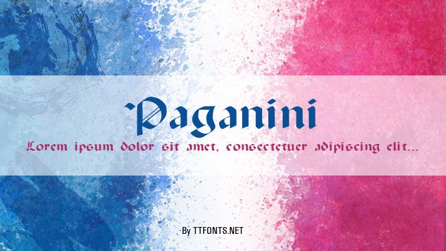 Paganini example