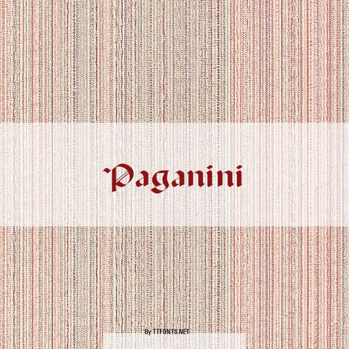 Paganini example