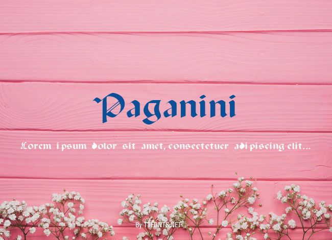 Paganini example