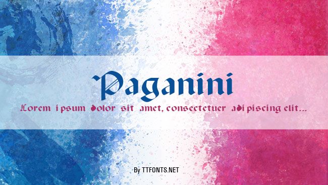 Paganini example
