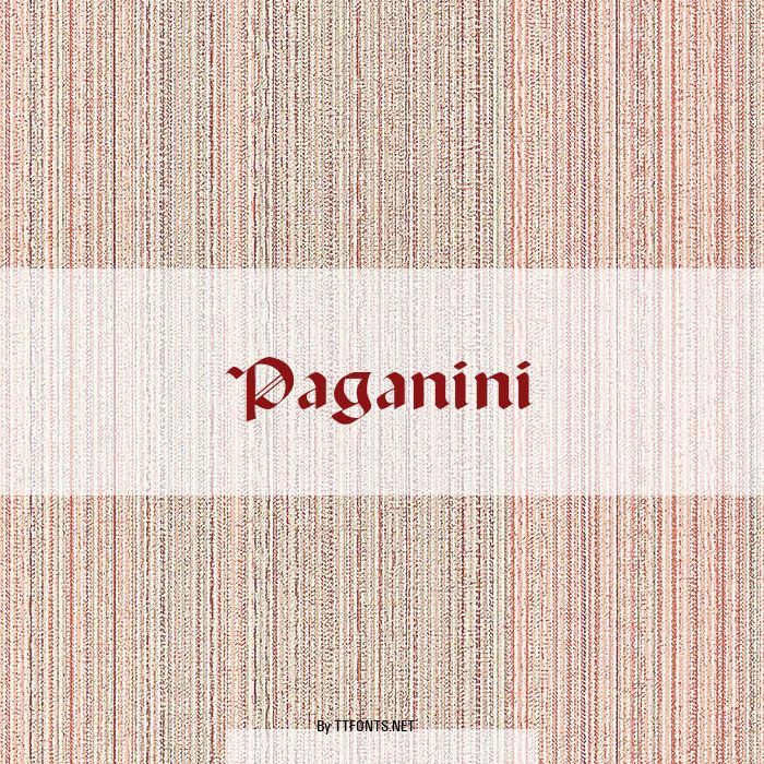 Paganini example