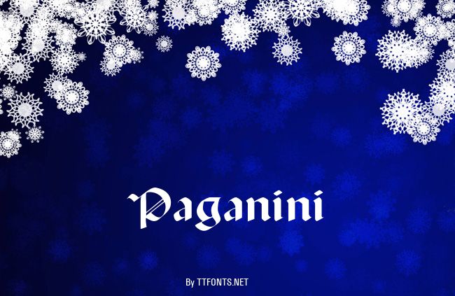 Paganini example