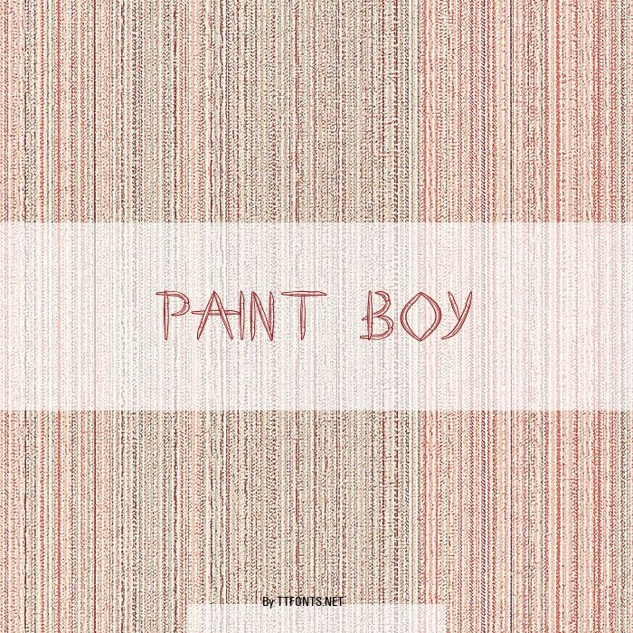 Paint Boy example