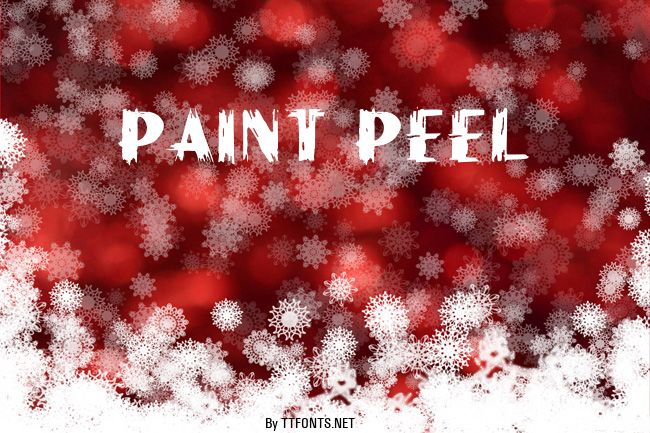 Paint Peel example