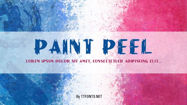 Paint Peel example
