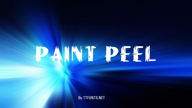 Paint Peel example