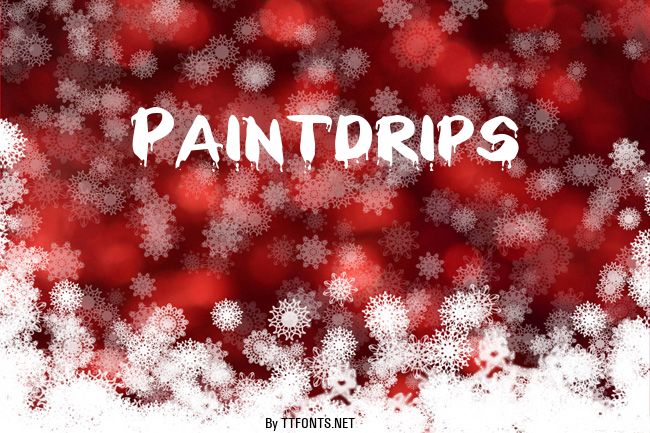 Paintdrips example