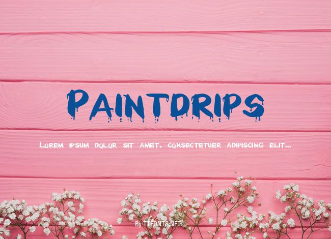 Paintdrips example