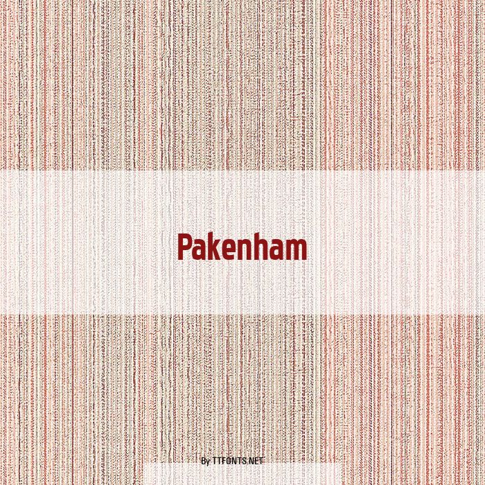 Pakenham example