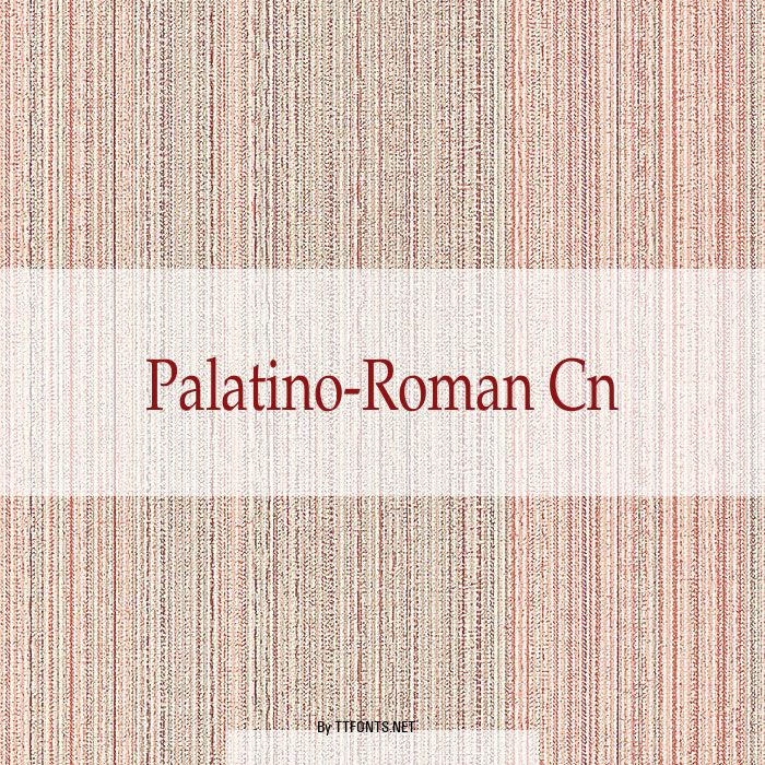 Palatino-Roman Cn example