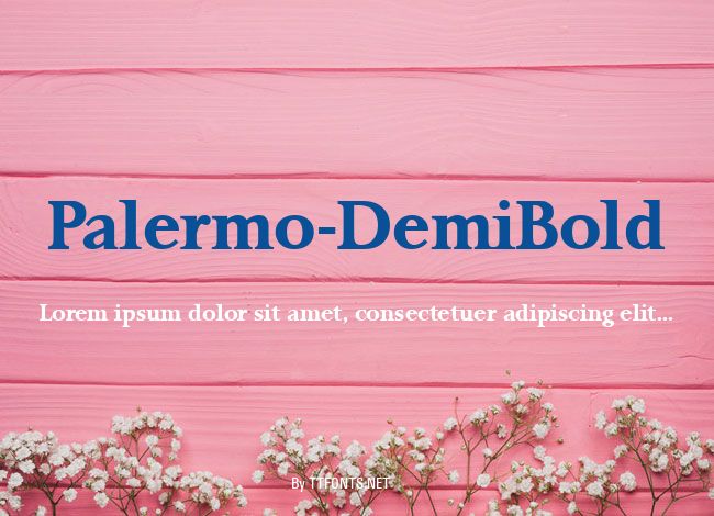 Palermo-DemiBold example