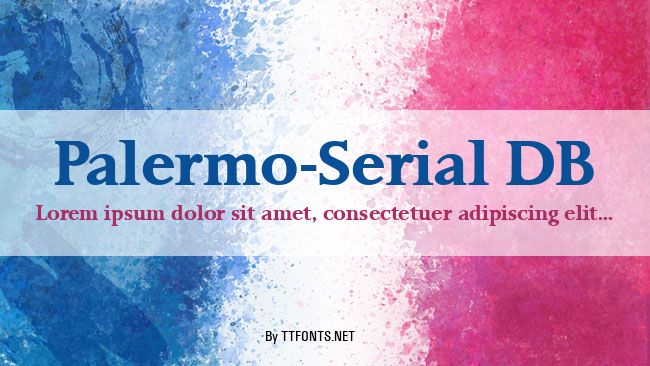 Palermo-Serial DB example