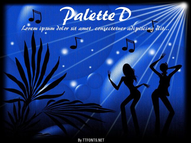 PaletteD example