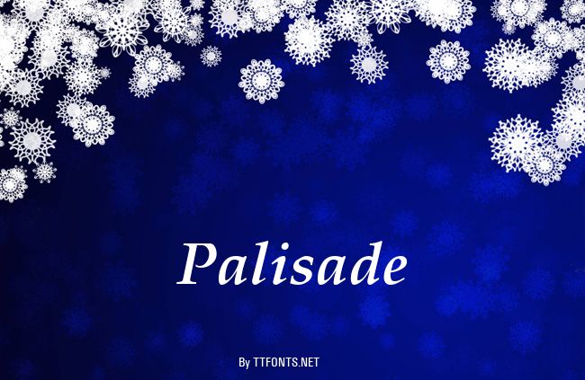 Palisade example
