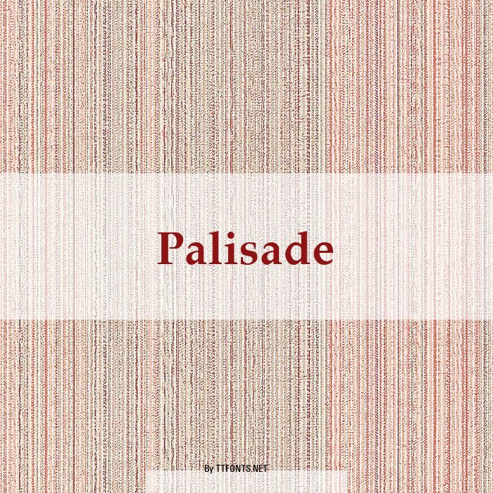 Palisade example
