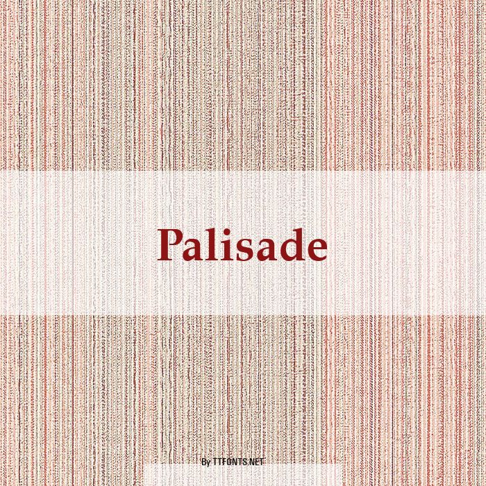Palisade example
