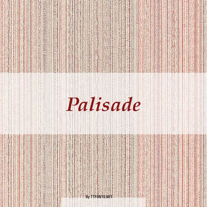 Palisade example