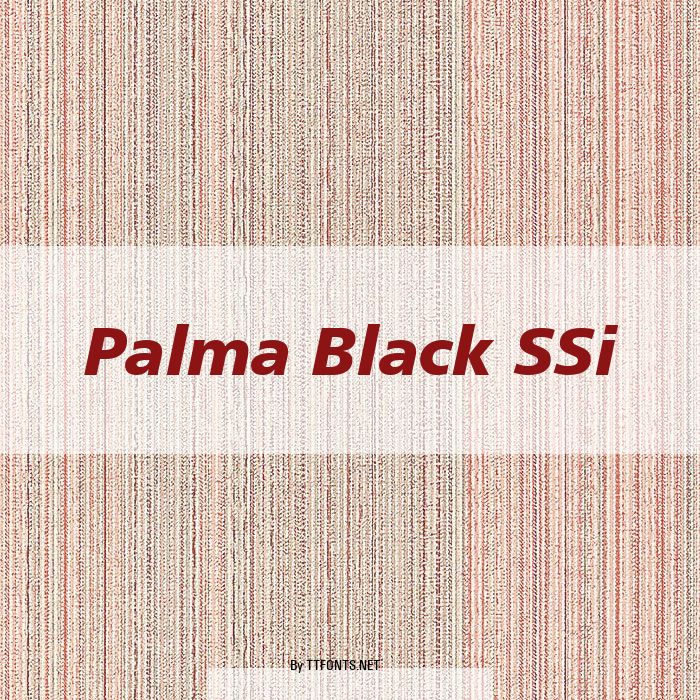 Palma Black SSi example