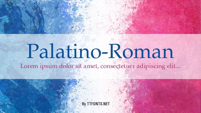 Palatino-Roman example