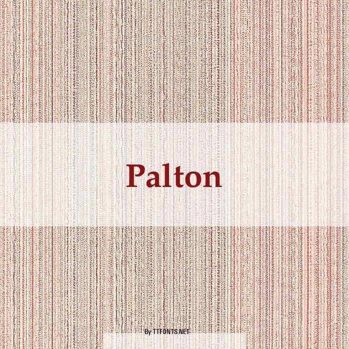 Palton example