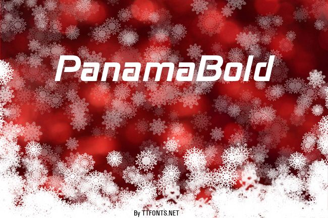 PanamaBold example