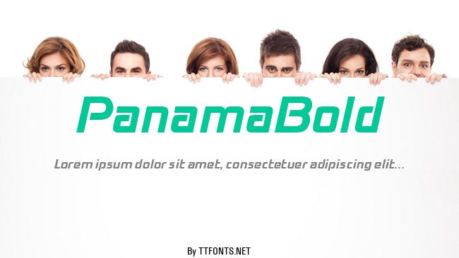PanamaBold example