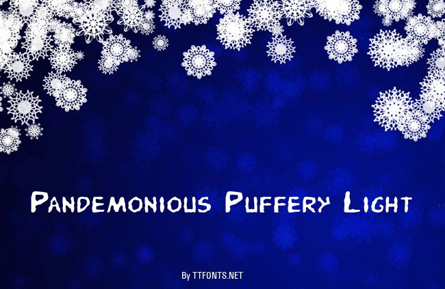Pandemonious Puffery Light example