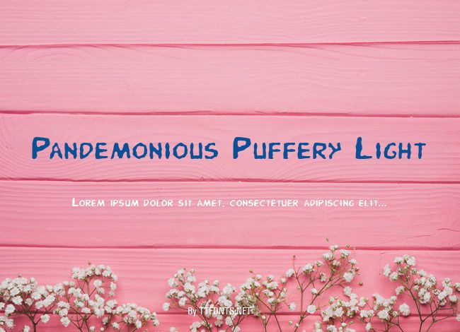 Pandemonious Puffery Light example