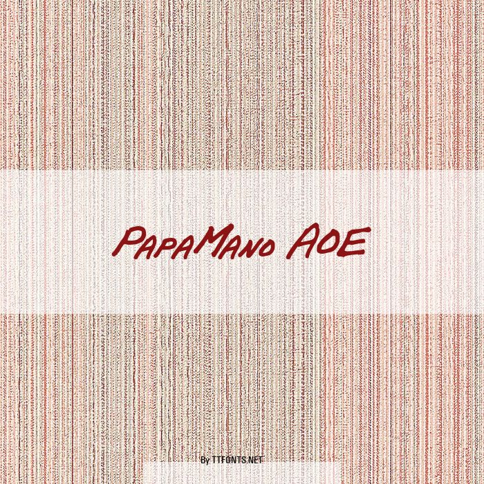 PapaMano AOE example