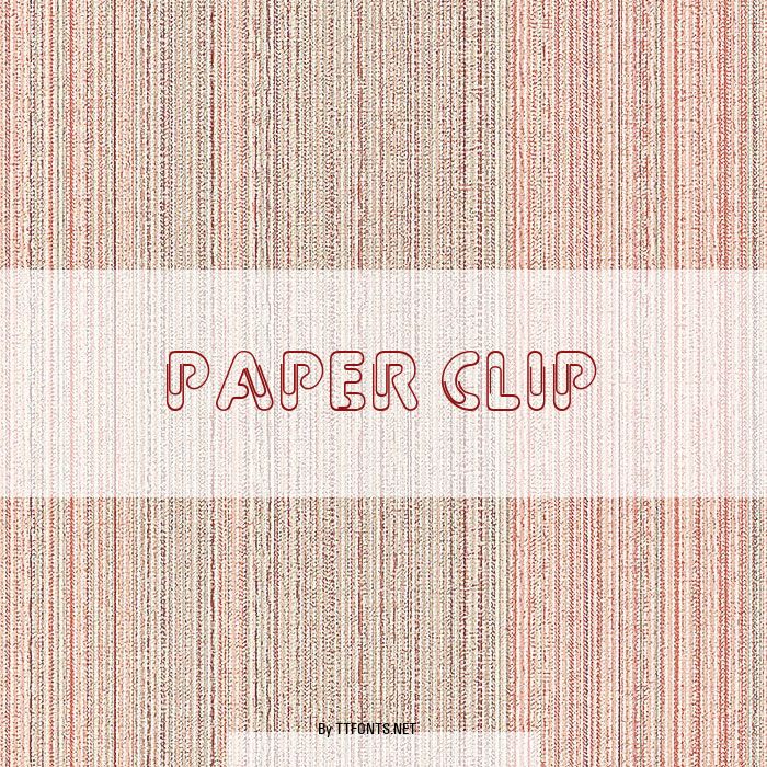 Paper Clip example