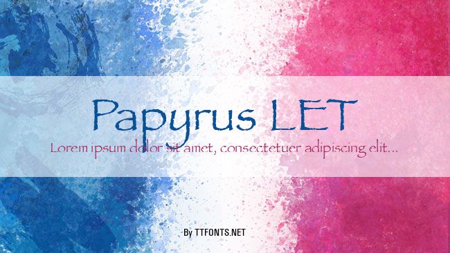 Papyrus LET example