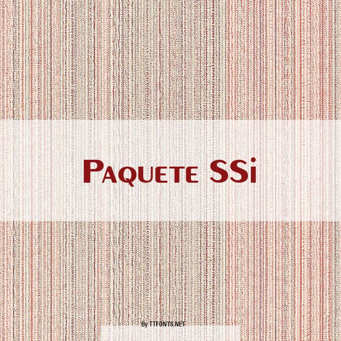 Paquete SSi example