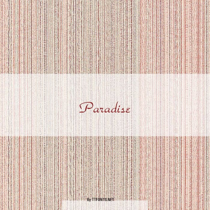 Paradise example