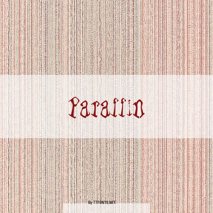 Paraffin example