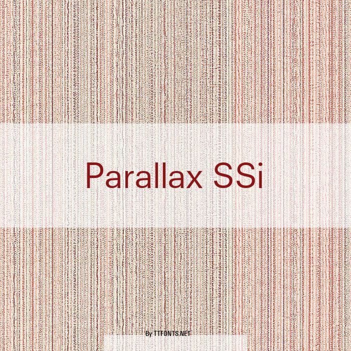 Parallax SSi example