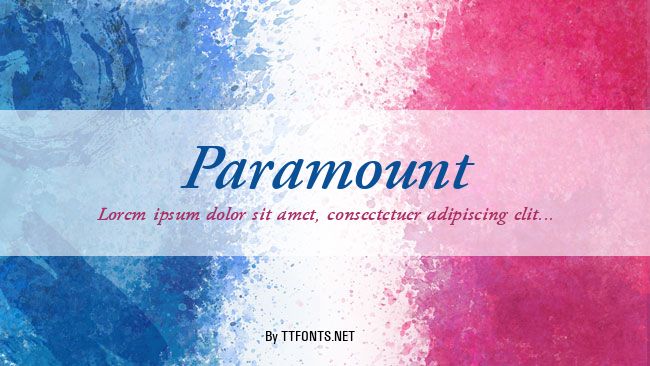 Paramount example