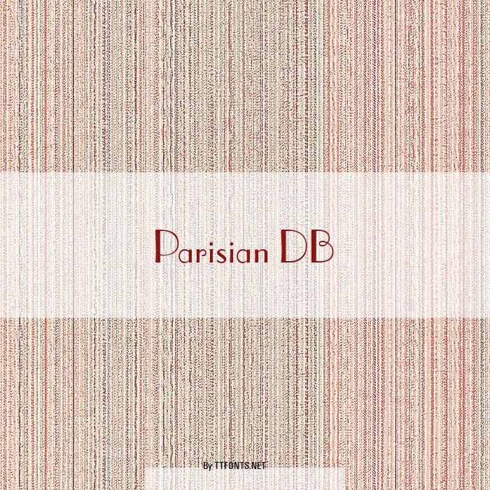 Parisian DB example