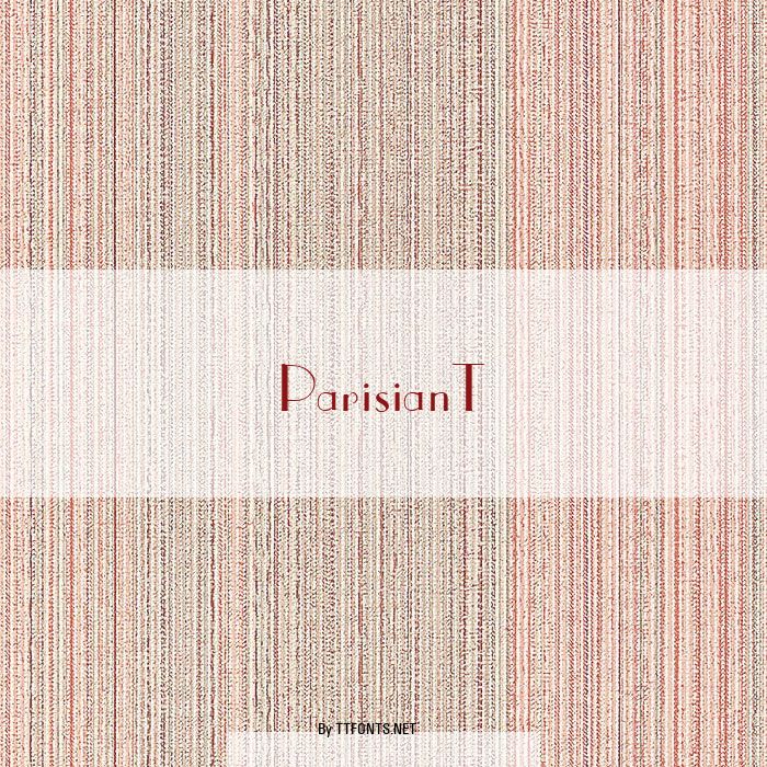 ParisianT example