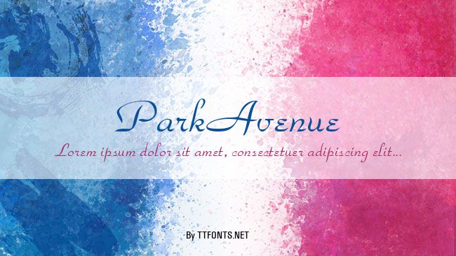ParkAvenue example