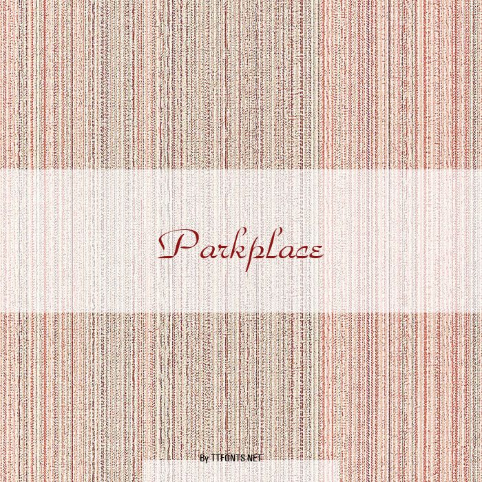 Parkplace example