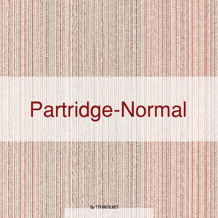 Partridge-Normal example
