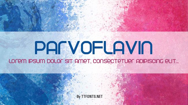 Parvoflavin example