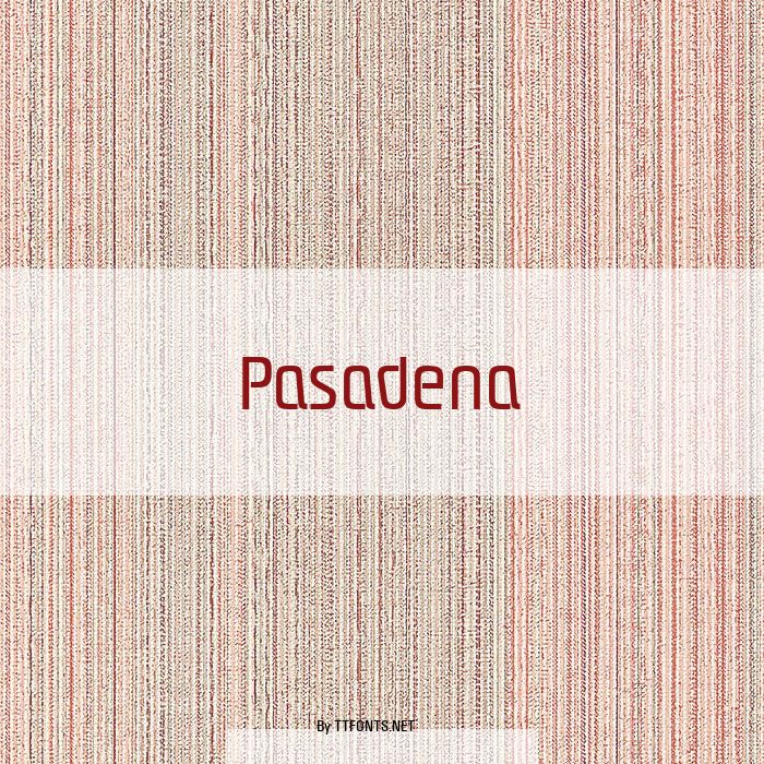 Pasadena example