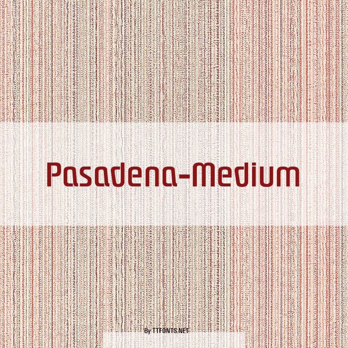 Pasadena-Medium example