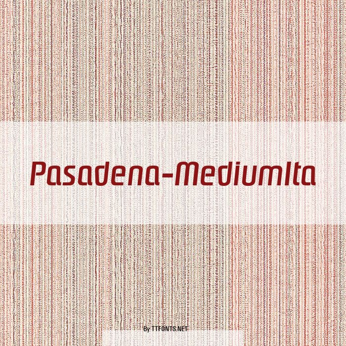 Pasadena-MediumIta example