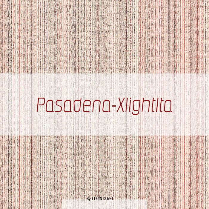 Pasadena-XlightIta example